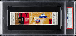 October 7, 1995 Seattle Mariners (vs. New York Yankees) ALDS Full Ticket PSA NM-MT 8