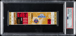 October 8, 1995 Seattle Mariners (vs. New York Yankees) ALDS Full Ticket PSA EX 5 - Ken Griffey Jr. "The Slide"