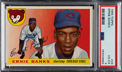 1955 Topps #28 Ernie Banks PSA VG-EX 4