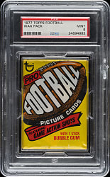 1977 Topps Football Unopened Wax Pack PSA MINT 9
