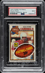 1979 Topps Football Unopened Cello Pack PSA MINT 9