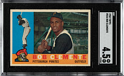 1960 Topps #326 Roberto Clemente SGC VG/EX+ 4.5