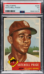 1953 Topps #220 Satchel Paige PSA VG 3