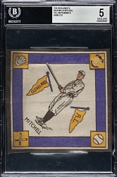 1914 B18 Blankets Willie Mitchell Yellow Bases BGS EX 5