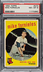 1959 Topps #473 Mike Fornieles PSA NM-MT 8