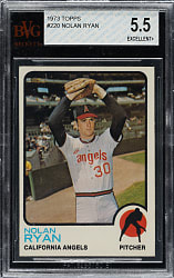 1973 Topps #220 Nolan Ryan BVG EX+ 5.5