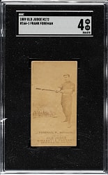 1889 N172 Old Judge Frank Foreman SGC VG/EX 4