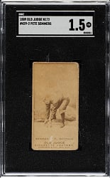 1889 N172 Old Judge Joe Sommer SGC FAIR 1.5