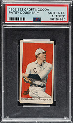 1909 E92 Croft's Cocoa Patsy Dougherty PSA Authentic