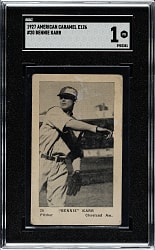 1927 E126 American Caramel "Series of 60" #20 Bennie Karr SGC POOR 1