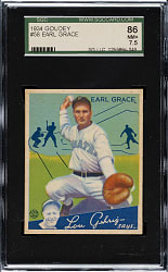 1934 R320 Goudey #58 Earl Grace SGC NM+ 86