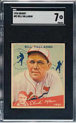 1934 R320 Goudey #82 Bill Hallahan SGC NM 7