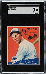 1934 R320 Goudey #8 Tony Piet SGC NM 7