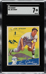 1934 R320 Goudey #46 Joe Stripp SGC NM 7