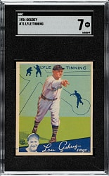 1934 R320 Goudey #71 Lyle Tinning SGC NM 7