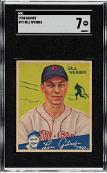 1934 R320 Goudey #75 Bill Werber SGC NM 7