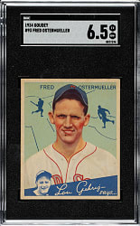 1934 R320 Goudey #93 Fred Ostermueller SGC EX/NM+ 6.5