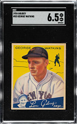 1934 R320 Goudey #53 George Watkins SGC EX/NM+ 6.5