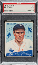 1934 R320 Goudey #5 Ed Brandt PSA NM 7