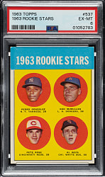 1963 Topps #537 Pete Rose Rookie PSA EX-MT 6