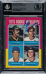 Signed 1975 O-Pee-Chee #623 Keith Hernandez Rookie - Beckett