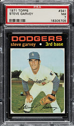 1971 Topps #341 Steve Garvey Rookie PSA NM 7