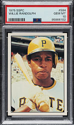 1975 SSPC #584 Willie Randolph PSA GEM MINT 10
