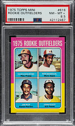 1975 Topps Mini #616 Jim Rice Rookie PSA NM-MT+ 8.5