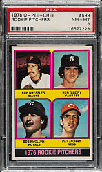 1976 O-Pee-Chee #599 Ron Guidry Rookie PSA NM-MT 8