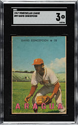 1967 Topps Venezuelan "Winter League" #89 Dave Concepcion Rookie SGC VG 3