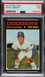 1971 O-Pee-Chee #341 Steve Garvey Rookie PSA NM 7