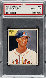 1950 Bowman #44 Joe Dobson PSA NM-MT 8