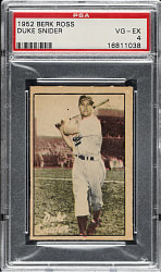1952 Berk Ross Duke Snider PSA VG-EX 4
