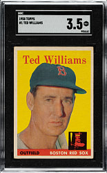 1958 Topps #1 Ted Williams SGC VG+ 3.5