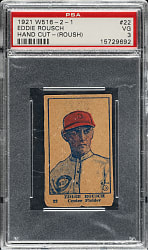 1921 W516-2-1 #22 Eddie Rousch PSA VG 3