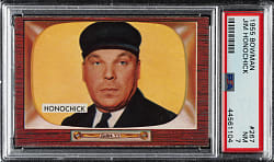 1955 Bowman #267 Jim Honochick PSA NM 7
