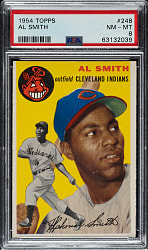 1954 Topps #248 Al Smith PSA NM-MT 8