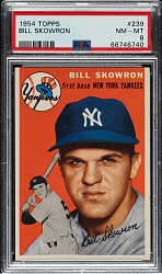 1954 Topps #239 Bill Skowron PSA NM-MT 8