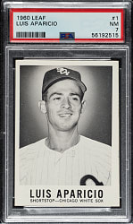 1960 Leaf #1 Luis Aparicio PSA NM 7
