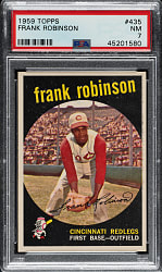 1959 Topps #435 Frank Robinson PSA NM 7