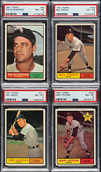 1961 Topps PSA-Graded Collection (13)