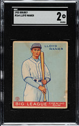 1933 R319 Goudey #164 Lloyd Waner SGC GOOD 2