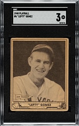 1940 R335 Play Ball #6 Lefty Gomez SGC VG 3