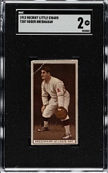 1912 T207 Brown Background Roger Bresnahan SGC GOOD 2