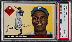 1955 Topps #50 Jackie Robinson PSA VG-EX 4