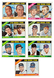 Signed 1966 Topps Rookie Stars Collection (7) - Each Signed by Both Players!