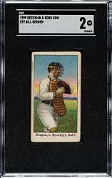 1909 E92 Dockman & Sons Bill Bergen SGC GOOD 2