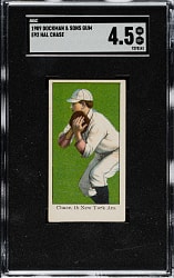 1909 E92 Dockman & Sons Hal Chase SGC VG/EX+ 4.5