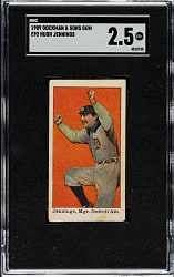 1909 E92 Dockman & Sons Hugh Jennings SGC GOOD+ 2.5