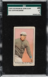 1909 E92 Dockman & Sons John McGraw SGC VG 40
